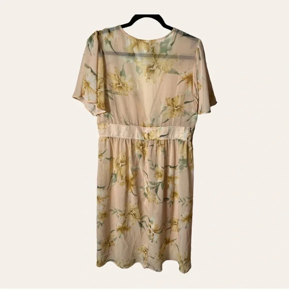 Women’s DAYTRIP BLOUSE TUNIC SHRUG SIZE MEDIUM FLORAL SHEER - Picture 7 of 11